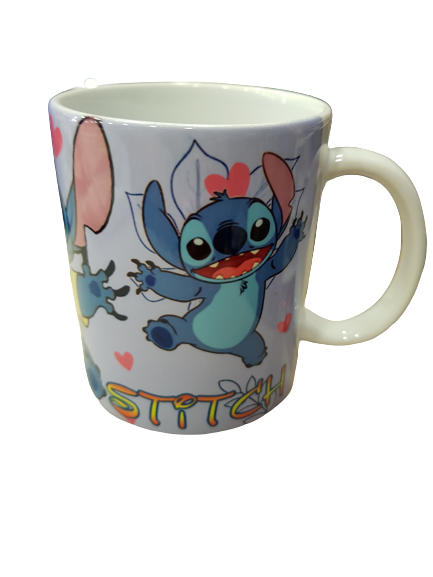 Чаша за чай Lilo & Stitch, Стич и Лило, Керамична, Многоцветно