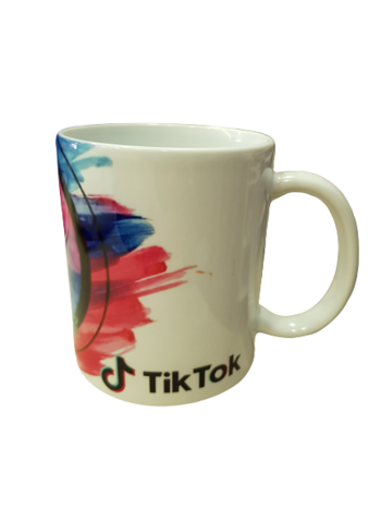 Чаша за чай Tik Tok, Тик Ток, Керамична, Многоцветна