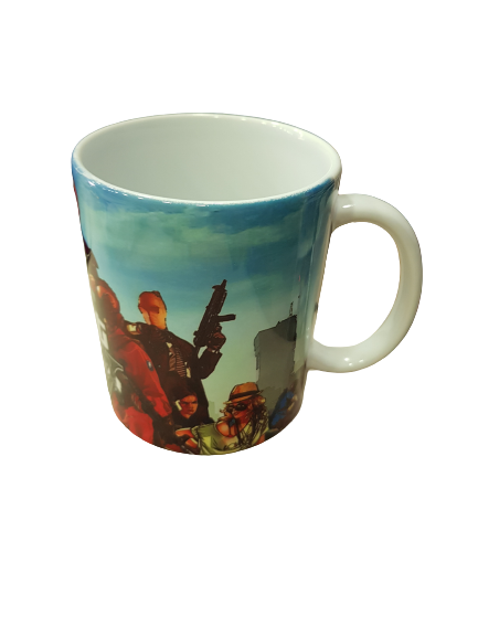 Чаша за чай Grand theft auto, Герои, Керамична, Многоцветна