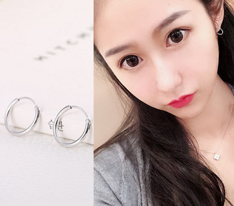 Női fülbevaló - kerek