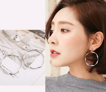 Női fülbevaló - kerek