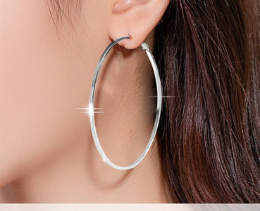 Női fülbevaló - kerek