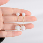 Női fülbevaló gyöngyökkel és kövekkel - több modell