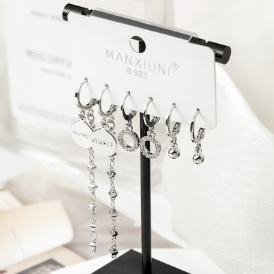 Női fülbevaló 3 páros készletben - különböző modellek