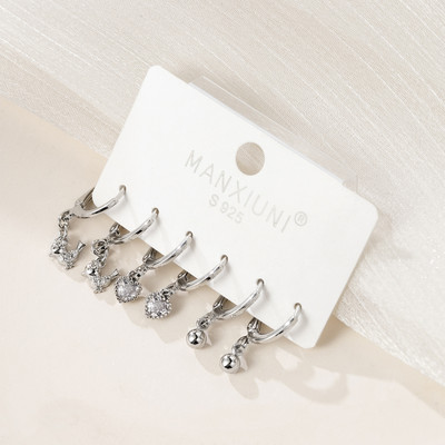 Női fülbevaló 3 páros készletben - különböző modellek