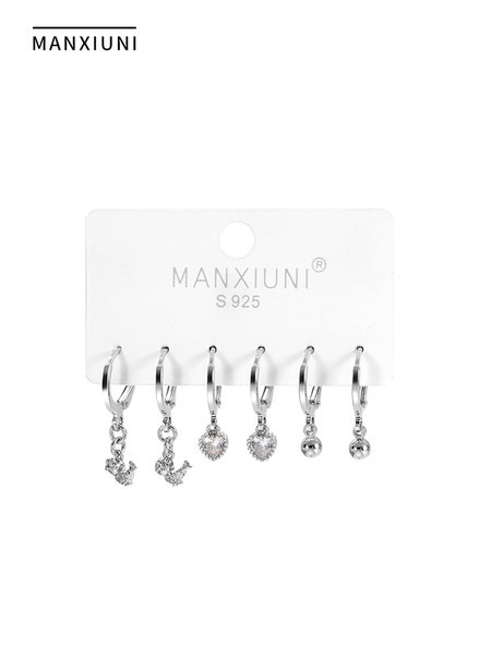 Női fülbevaló 3 páros készletben - különböző modellek