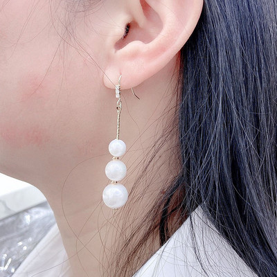 Női fülbevaló - gyöngyökkel