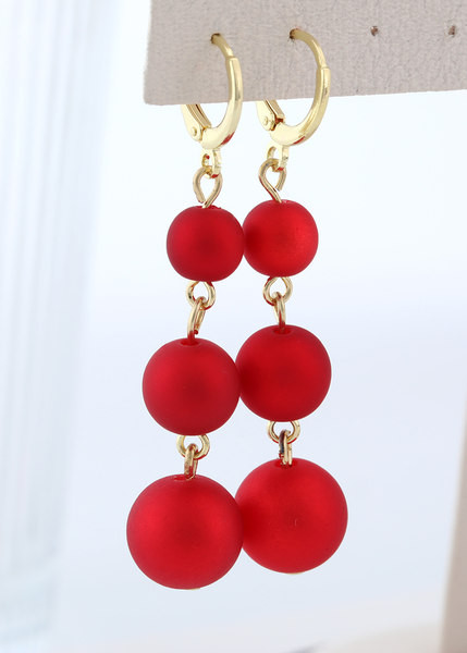 Női fülbevaló - gyöngyökkel