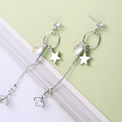 Női fülbevaló - kövekkel lógó