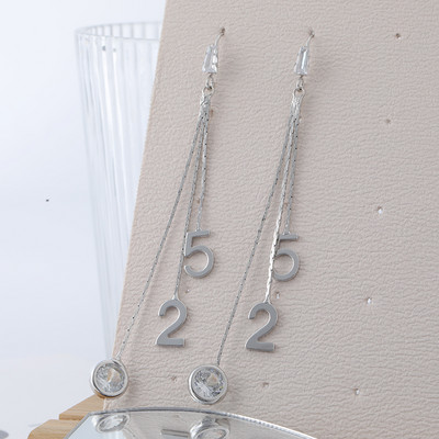 Női lógó fülbevaló - kövekkel