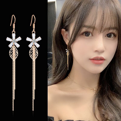 Kövekkel díszített női lógó fülbevaló új modellje