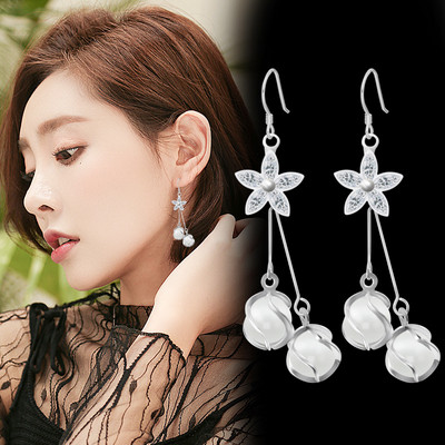 Kövekkel díszített női lógó fülbevaló új modellje