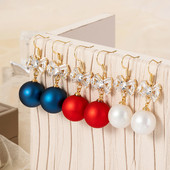 Női gyöngy fülbevaló különböző színekben