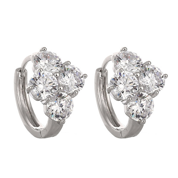 Modern női fülbevaló kövekkel