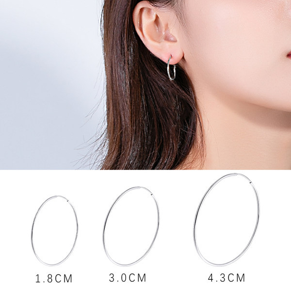 Női fülbevaló - kör alakú