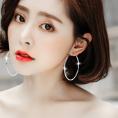 Női fülbevaló - kerek forma