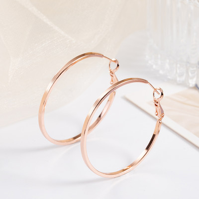 Női fülbevaló - kerek forma