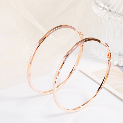 Női fülbevaló - kerek forma