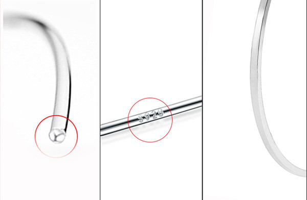 Női fülbevaló - kerek forma