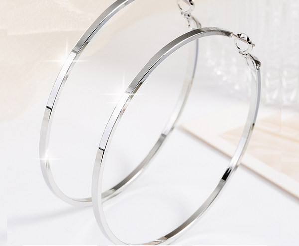 Női fülbevaló - kerek forma