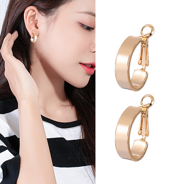 Női fülbevaló - rózsa arany színben