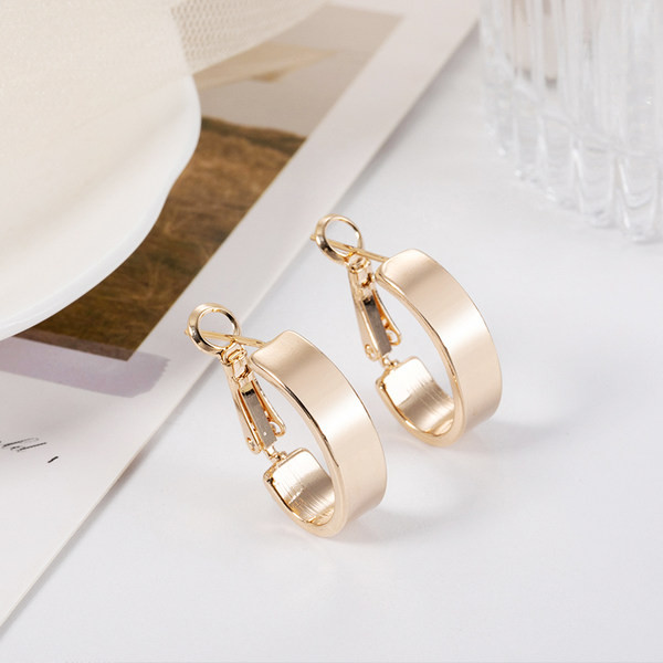 Női fülbevaló - rózsa arany színben