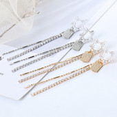 Női lógó fülbevaló - kövekkel