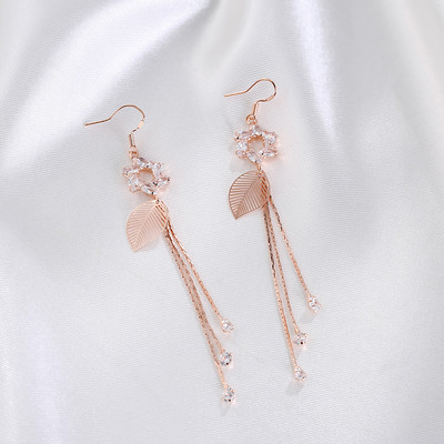 Női fülbevaló - levél alakú