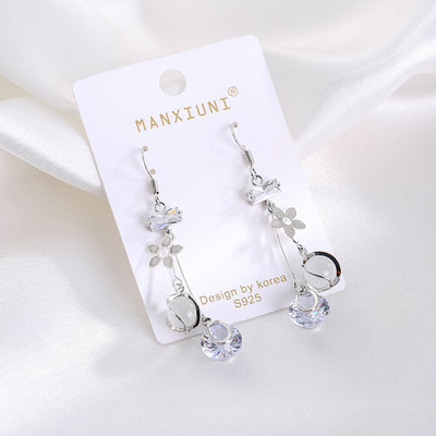 Női fülbevaló - lógó fülbevaló kövekkel