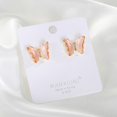 Női fülbevaló - pillangó formájú