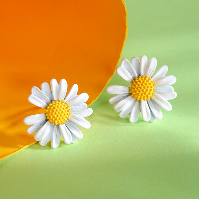 Női fülbevaló - virág formájú