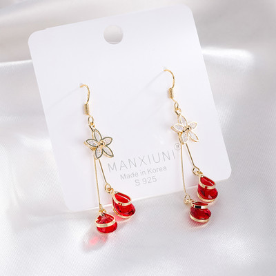 Új modell női fülbevaló színes kövekkel