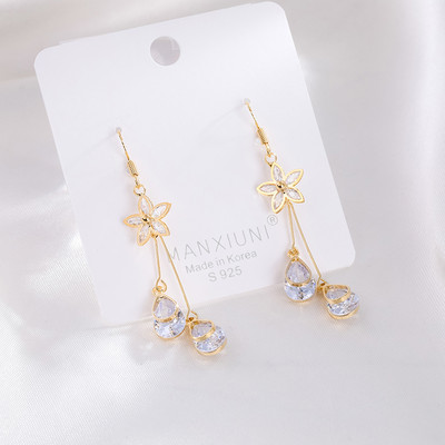 Új modell női fülbevaló színes kövekkel