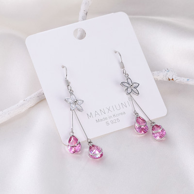 Új modell női fülbevaló színes kövekkel