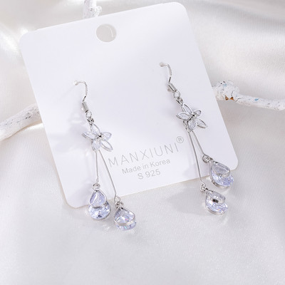 Új modell női fülbevaló színes kövekkel