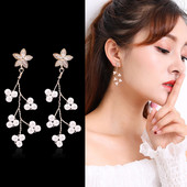 Női fülbevaló arany és ezüst színben