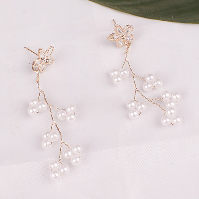 Női fülbevaló arany és ezüst színben