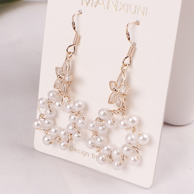 Női fülbevaló arany és ezüst színben