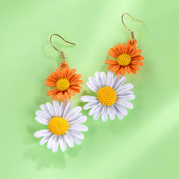 Γυναικεία σκουλαρίκια - σε σχήμα λουλουδιού