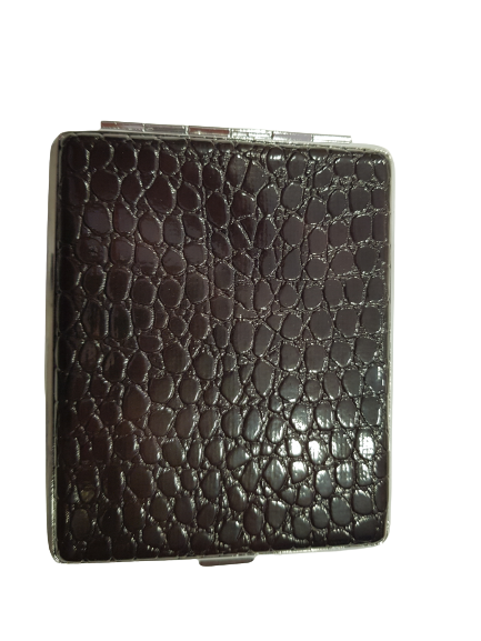 Табакера , Дълги цигари, Еко кожа, Черно