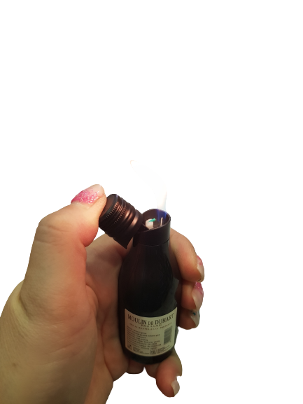 Запалка, Бутилка вино, Газова